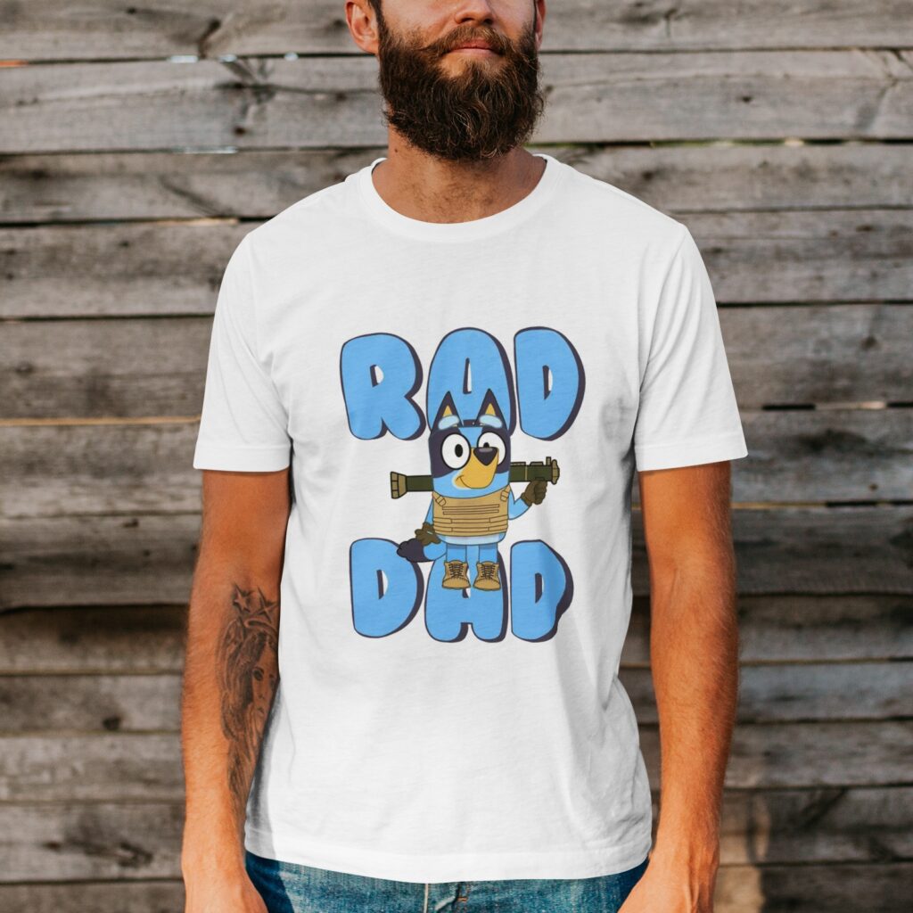 Best Dad Rad FamilyBluey Shirt 2024