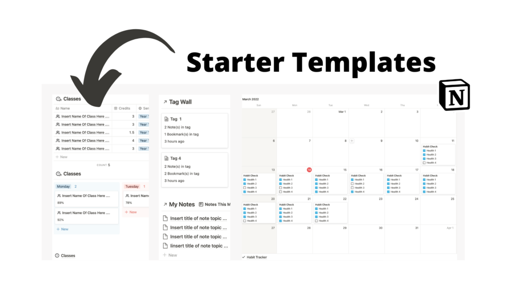 Notion+Starter+Templates